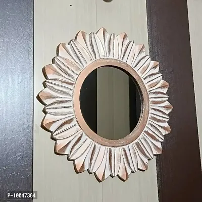 Wood Carving Wall Mirror For Living Room-thumb3