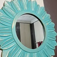 Wood Carving Wall Mirror For Living Room-thumb1