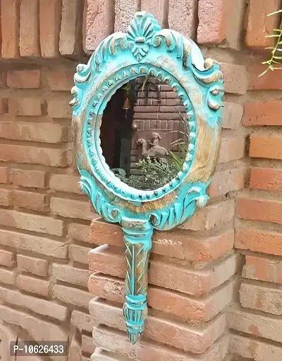 Wood Carving Wall Mirror For Living Room and Bedroom