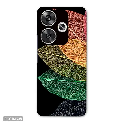 POCO F6 5G Back Cover Colorful Leaf Printed Hard Case-thumb0