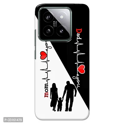 XIAOMI 14 5G Back Cover Mom Dad Love You Printed Hard Case-thumb0