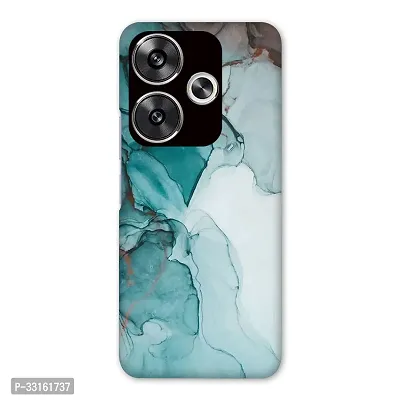 POCO F6 5G Back Cover Blue Green Marble Printed Hard Case-thumb0