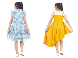 Fabulous  Crepe  Frocks For Girls Pack Of 2-thumb2