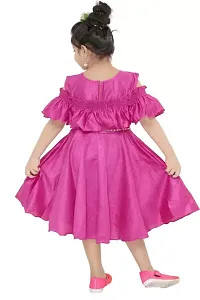 Fabulous  Crepe  Frocks For Girls Single-thumb2