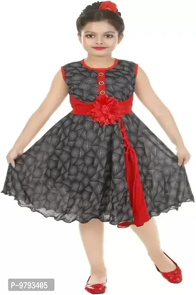 Fabulous  Cotton Blend  Frocks For Girls Single-thumb0