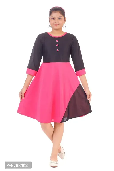 Fabulous  Crepe  Frocks For Girls Single-thumb0