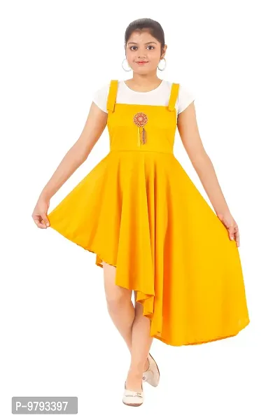 Fabulous  Crepe  Frocks For Girls Single