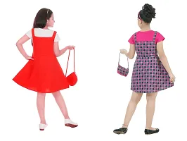 Fabulous  Crepe  Frocks For Girls Pack Of 2-thumb2