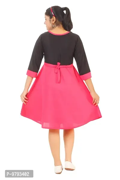 Fabulous  Crepe  Frocks For Girls Single-thumb3