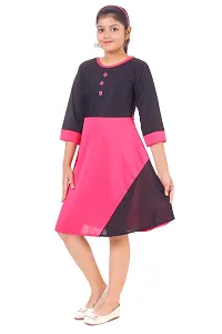 Fabulous  Crepe  Frocks For Girls Single-thumb1