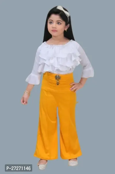 Fashions kutir trendy Top and Bottom set for girls (multicolor)
