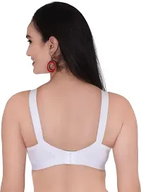 Aliesa Fashion Pure Cotton Broad Straps Bra For Heavy Bust Women and Teenage Girl-thumb3