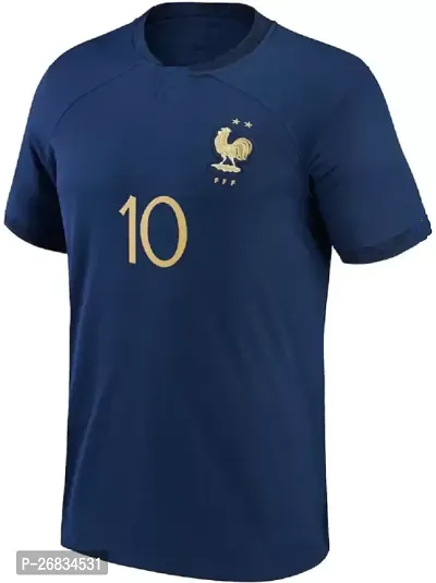 France blue football jersey, France football Blue jersey.-thumb0