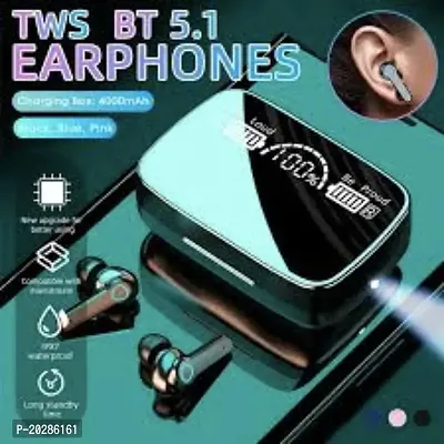 M19 wireless bluetooth and heaphones V5.1 Bluetooth eName: M10 wireless earbuds BLUETOOTH WITH 2200MAH BATTERY CAPACITY UPTO 15 HOURS PLAYTIME-thumb2