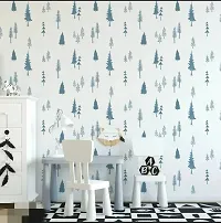 Decorative Design Self Adhesive Wallpaper Wall Sticker for Home Decor, Living Room, Bedroom, Hall, Kids Room, Play Room (PVC Vinyl, Water Proof)(DI 95) (16 X 90 INCH)-thumb1