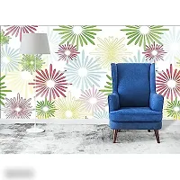 Decorative Design Self Adhesive Wallpaper Wall Sticker for Home Decor, Living Room, Bedroom, Hall, Kids Room, Play Room (PVC Vinyl, Water Proof)(DI 95) (16 X 90 INCH)-thumb2