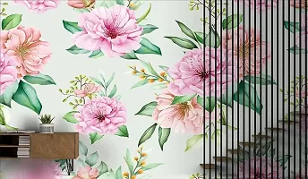 Decorative Design Self Adhesive Wallpaper Wall Sticker for Home Decor, Living Room, Bedroom, Hall, Kids Room, Play Room (PVC Vinyl, Water Proof)(DI 95) (16 X 90 INCH)-thumb2