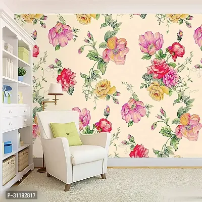 Decorative Design Self Adhesive Wallpaper Wall Sticker for Home Decor, Living Room, Bedroom, Hall, Kids Room, Play Room (PVC Vinyl, Water Proof)(DI 95) (16 X 90 INCH)-thumb4