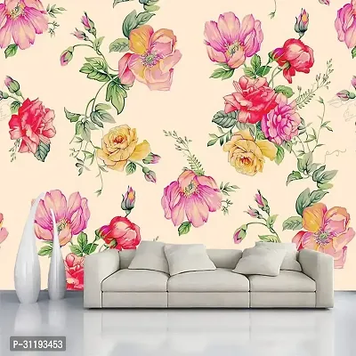 Decorative Design Self Adhesive Wallpaper Wall Sticker for Home Decor, Living Room, Bedroom, Hall, Kids Room, Play Room (PVC Vinyl, Water Proof)(DI 95) (16 X 90 INCH)-thumb3