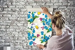 Decorative Design Pvc Self Adhesive Wallpaper Wall Sticker for Home Decor (16 X 90 Inch)-thumb1