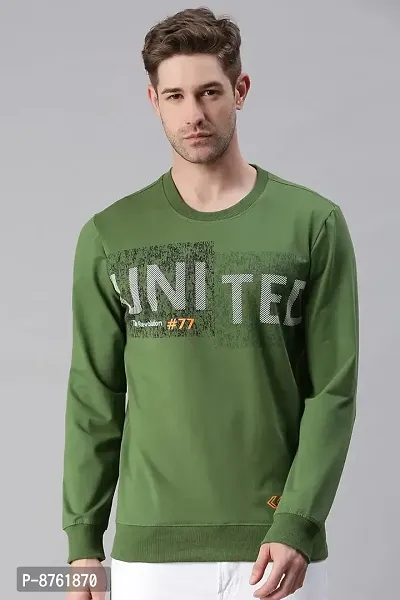 SHOWOFF Men's Cotton Sweatshirt Grey-thumb2
