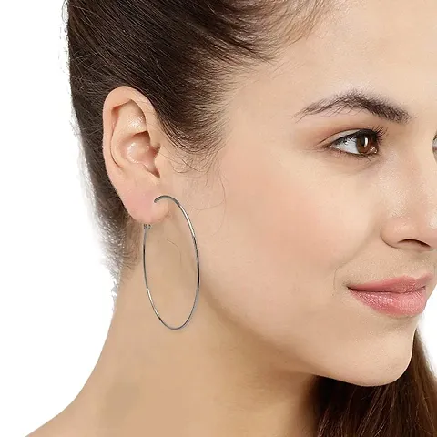 Trendy Designer Hoop Earrings
