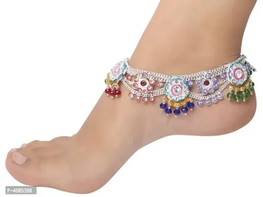 Multicolored Alloy Anklet or Women-thumb0