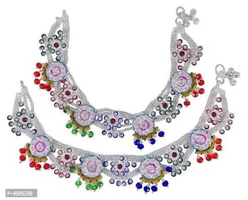 Multicolored Alloy Anklet or Women-thumb2
