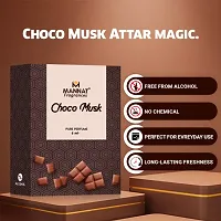 Choco Musk Attar Long-Lasting Best Quality 6 ML Roll On Attar Pocket Perfume for Men  Women | Attar For Men | Choklate Attar | Musk Attar| Floral Attar | Attar Perfume | Pocket Perfume | Attar | Itta-thumb1