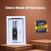 Choco Musk Attar Long-Lasting Best Quality 6 ML Roll On Attar Pocket Perfume for Men  Women | Attar For Men | Choklate Attar | Musk Attar| Floral Attar | Attar Perfume | Pocket Perfume | Attar | Itta-thumb3