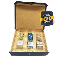 Musk Zafran, Ameer al Oud  Blue Ocean Luxury Concentrated Attar Trio, Concentrated Pure Perfume Oil 6 ML Roll On a pack of 3, Long Lasting Attar For Men  Women, Roll on Perfume, Pocket Perfume, Cool-thumb3