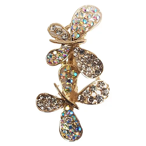 Fancy Women Party wear flower Brooch Pin, Brooch Pin, Flakes Design, Decorated with Pearls, different designs stone saree pin brooch