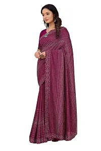 Ready Pleated Saree with Fashionable Mask - 5400 (Maroon)-thumb3