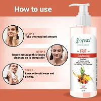 JOYEUX Fruit Brightening | Ayurvedic and Organically Pure| Advanced Swiss Technology |100% Botanical Extracts| Suitable for All Skin Types | 200mL Face Washnbsp;nbsp;(200 ml) PACK OF 2-thumb2