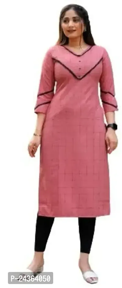 UMA FABRIC Women's Cotton Straight Kurti