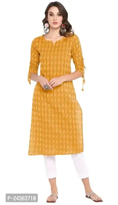 UMA FABRIC Women's Pure Cotton Straight Kurta-thumb0