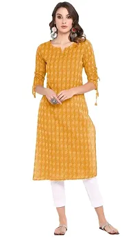 UMA FABRIC Women's Pure Cotton Straight Kurta-thumb1