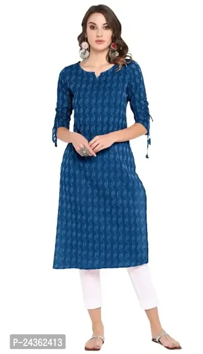 UMA FABRIC Women's Pure Cotton Straight Kurta