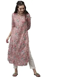 UMA FABRIC Fashions Pure Cotton Printed Straight Kurta/Kurti for Women/Girls-thumb1