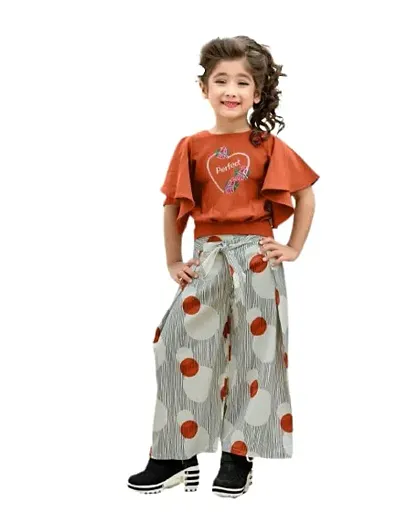 Stylish Rayon Clothing Set for Kid Girl