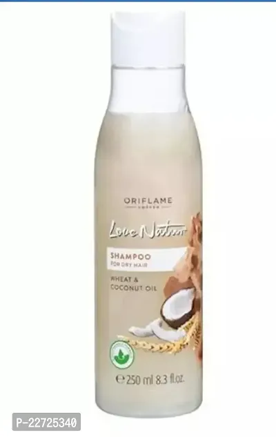 Natural Love Nature Shampoo For Dry Hair Wheat And Coconut Oil