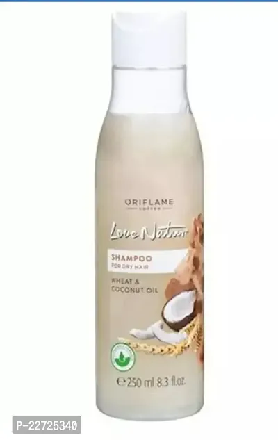 Natural Love Nature Shampoo For Dry Hair Wheat And Coconut Oil-thumb0