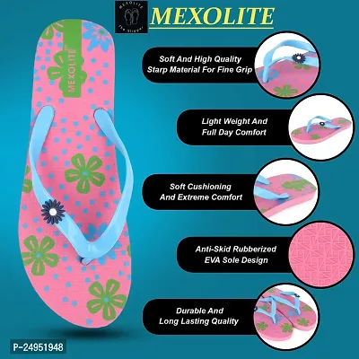 MEXOLITE slippers for women stylish daily use?flip flop Choice of colours yellow 02 pink slipper use at home wear use Lightweight and Comfortable Fashionable and Soft and gentle on the skin-thumb2