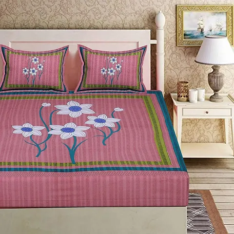 Cotton Queen Size Bedsheets 90*100 Inch Vol 9