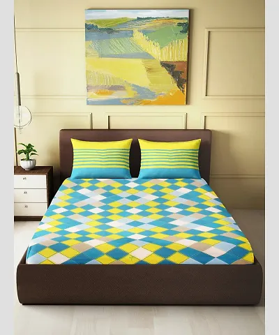 Printed Cotton Double Bedsheets