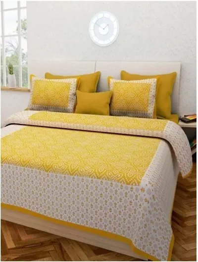 Printed Cotton Double Bedsheet