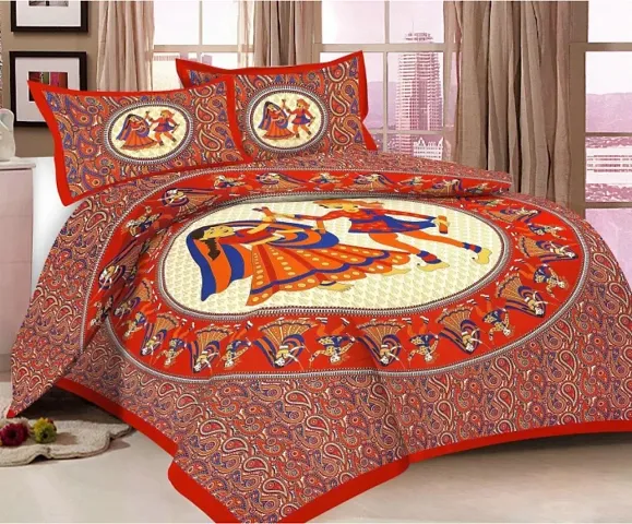 Printed Cotton Double Bedsheets