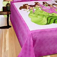 Comfortable Pink Cotton Printed 1 Bedsheet + 2 Pillowcovers-thumb1