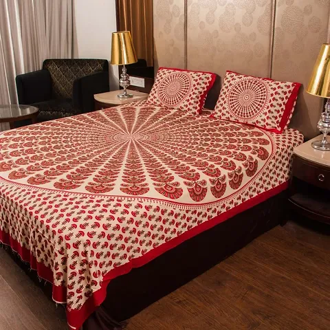 Cotton Printed Double Bedsheets Vol 6