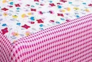 Comfortable Multicoloured Cotton Printed 1 Bedsheet + 2 Pillowcovers-thumb1